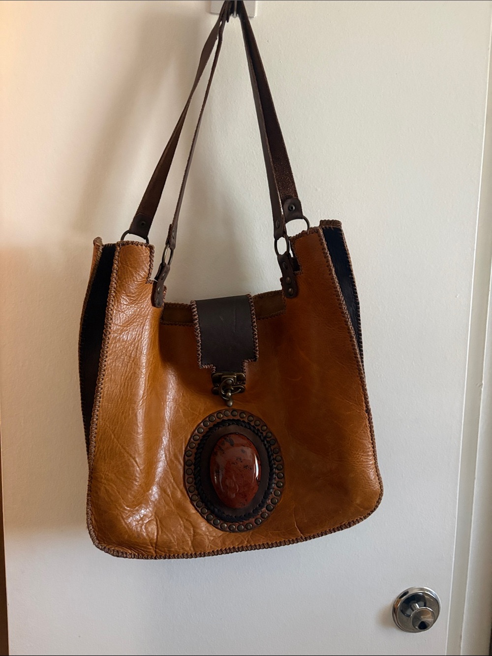 Handmade witchy tote bag